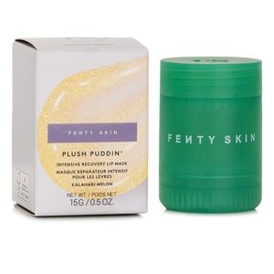 Fenty Skin Plush Puddin Intensive Recovery Lip Mask, Kalahari Melon, 0.5 oz 15g